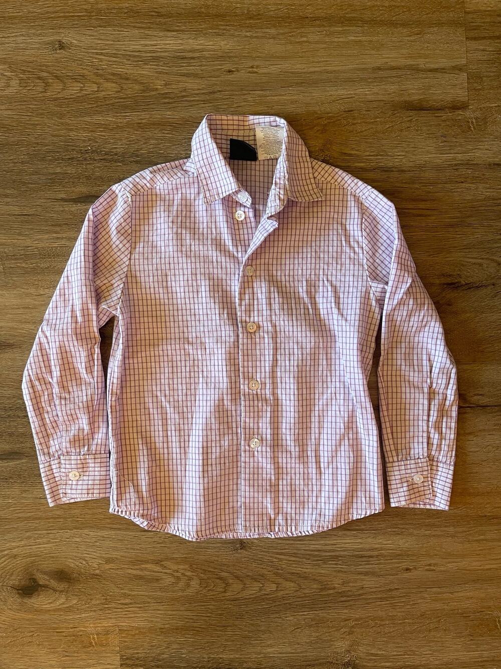 Young Kings by Steve Harvey Long Sleeve Button Up White & Purple Size 5